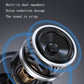 Dual built-in speaker drivers with blue sound-wave glow