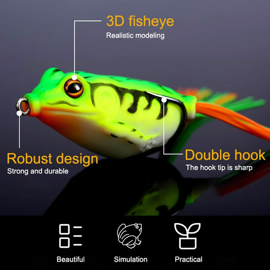 Bionic Thunder Frog Lure Bait Simulation Fishing Bait, 5.5cm/12g, 5.0cm/9g
