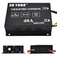 XUYUAN car electric converter, black 24V to 12V DC-DC module with cooling vents
