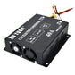 XUYUAN step-down converter with dual cooling fans, black housing, 40A output 12V