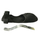 Black grip hand brace with wrist strap and included silver metal handle