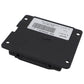 AFS headlight turning control module, black housing with barcode label and mounting tabs