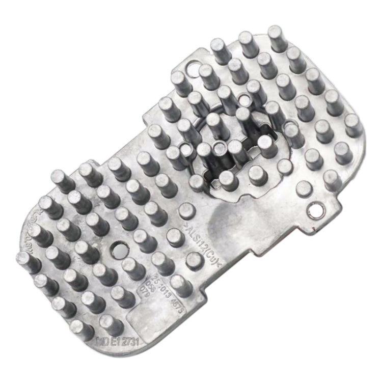 Car LED light control module with silver aluminum casing and pin array