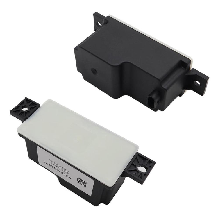 Voltage converter controller module in black and light housings with mounting brackets