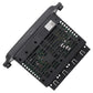 LED headlight control module with vented black cover and multi-pin connector