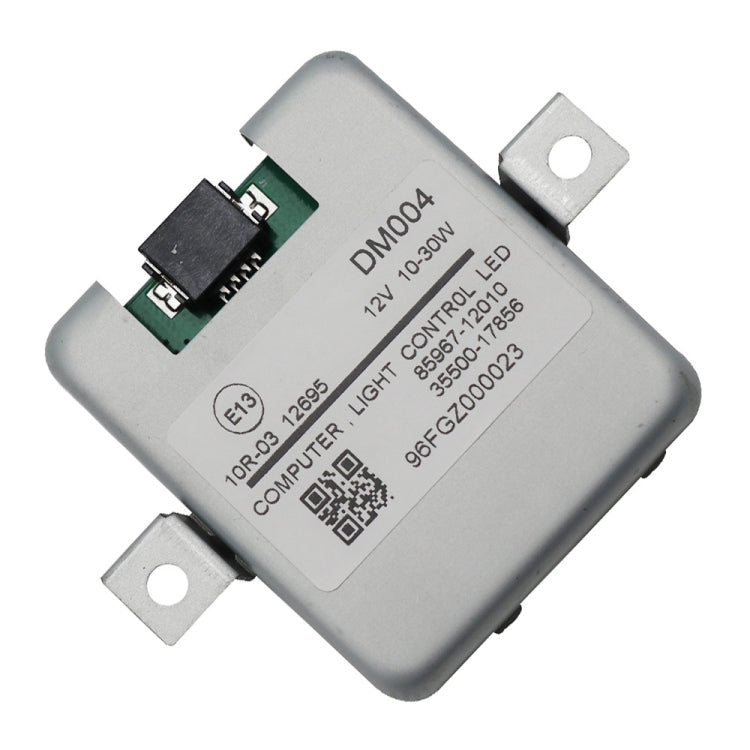 LED light controller driver module, gray rectangular casing with mounting tabs