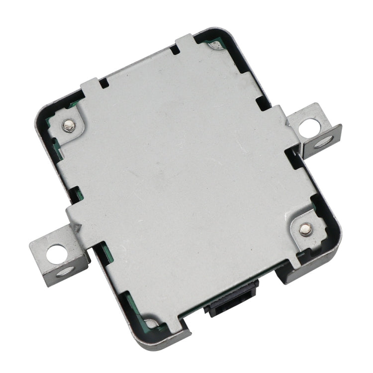 LED light controller driver module, underside view with mounting holes and black edges