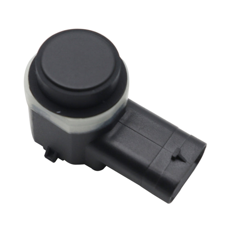 Black parking sensor electric eye probe with round face and rectangular mounting clip