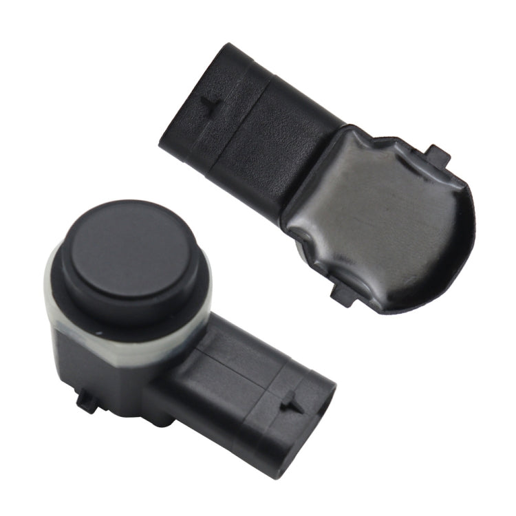 Black parking sensor electric eye probe with round face and side mounting tab