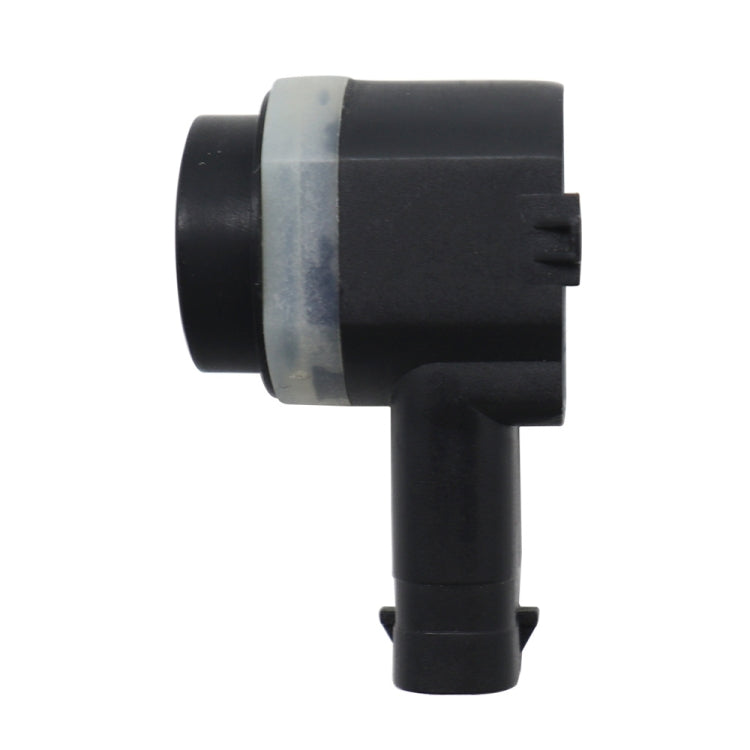 Black parking sensor electric eye probe with circular body and angled bracket