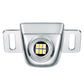 Silver LED reversing auxiliary light with central round LED module and side mounting brackets