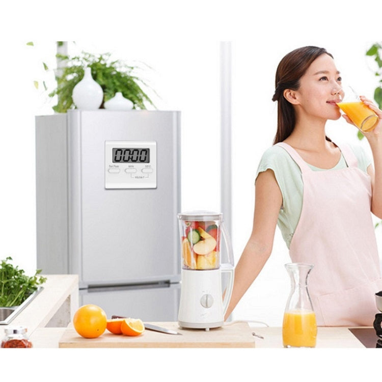 Kitchen countertop digital timer with LED display and start/pause, min, sec buttons