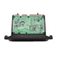 LED headlight driver module front view with green PCB and gold pin header