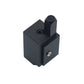 Black right-angle hinge groove woodworking chisel tool with black punch holder