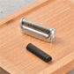 Razor mesh cutter head with silver foil drum and black ribbed blade, 5S