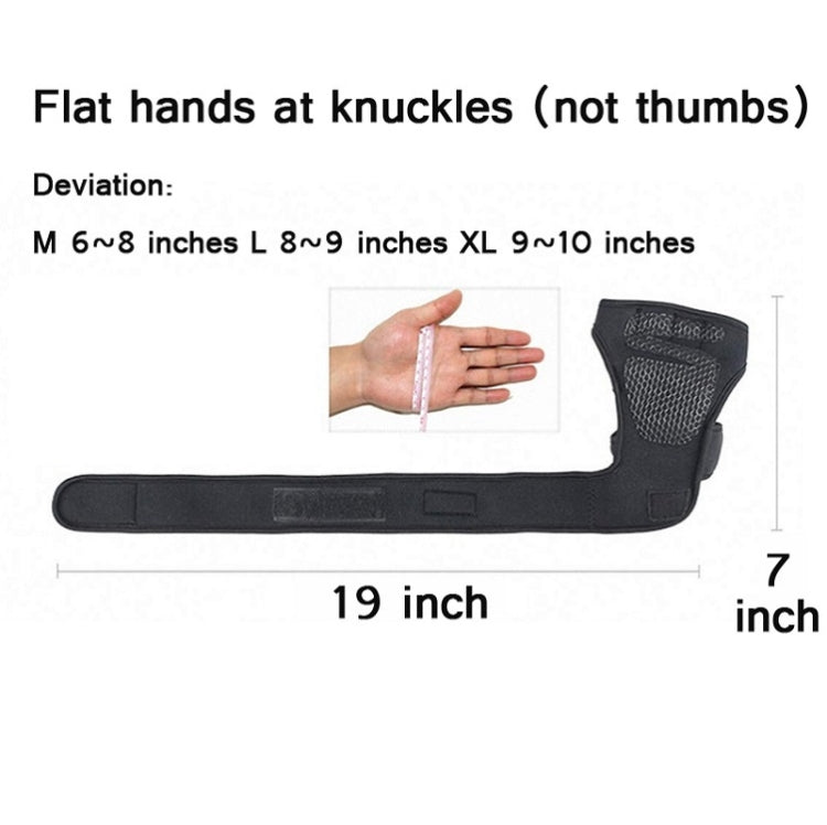 Black half-finger gloves with long wrist strap and knuckle-only hand coverage