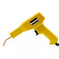 Yellow plastic welding gun with metal electrode, handheld design for bumper crack repair