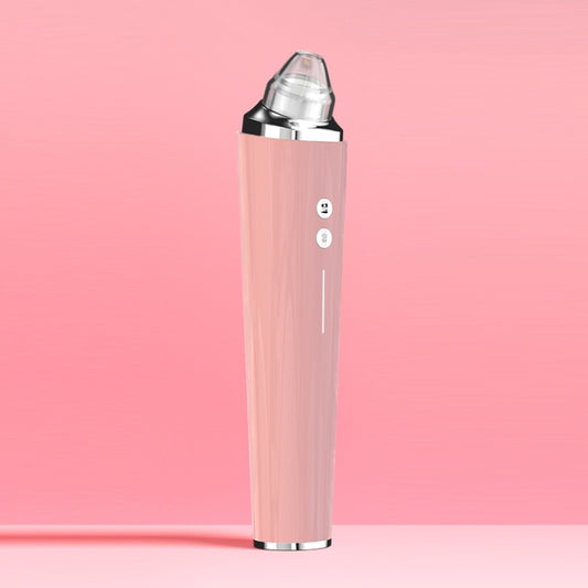 Electric blackhead cleaning instrument, pink body with silver suction nozzle