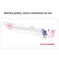 White and pink pore cleaner suction device with clear nozzle head shown