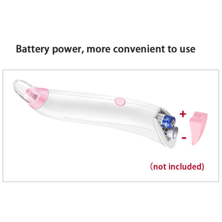 White and pink pore cleaner suction device with clear nozzle head shown