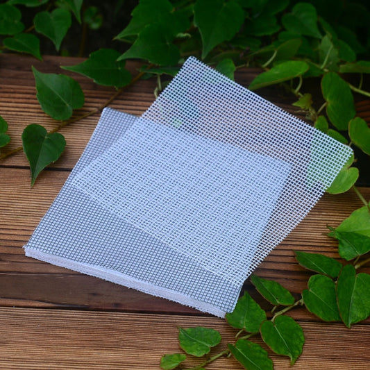 Square white anti-leak mesh gasket sheet for flower pot bottoms