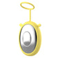 Holding micro-current sleep aid device, yellow oval electrode with loop handle