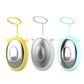 Holding micro-current sleep aid device set: yellow, white, and light blue units
