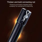 Black thickened connecting rod with curved metal clip for attachment