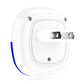 Plug-in ultrasonic mosquito repellent device, back view with wall plug prongs
