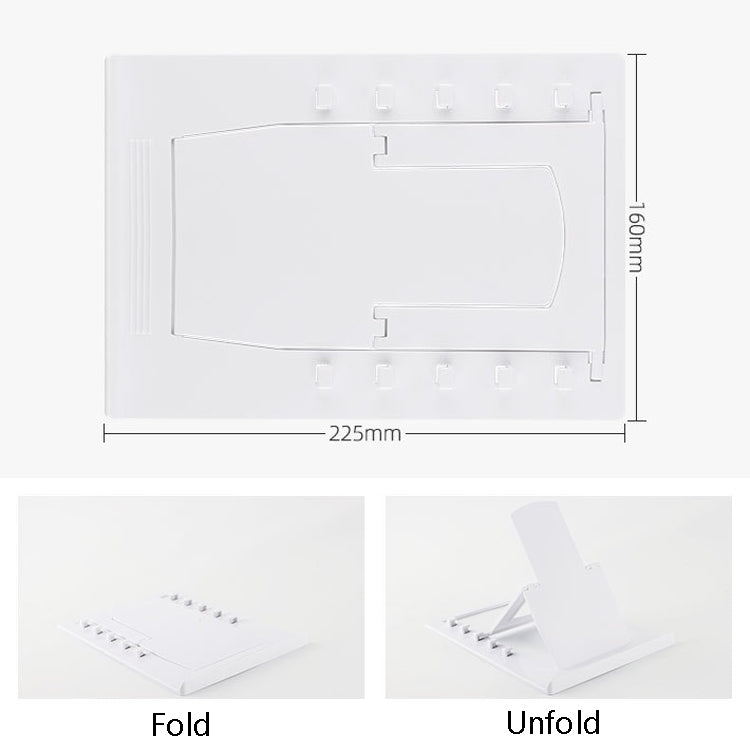 Foldable blank water writing board with slot layout and fold/unfold diagram