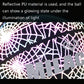 Close-up of reflective web pattern on basketball surface with MILACHIC text