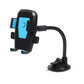 Car windshield automatic lock phone holder, blue phone clamp with suction base