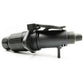 Trailer signal connector with black housing, strain relief, and mounting clip