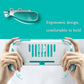 Teal and white grip cover case set, ergonomic shape for comfortable holding
