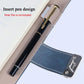 A5 fingerprint locking notebook with pen slot and metal snap clasp on cover