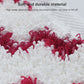 Steam mop replacement cloth, close-up of white and red looped cleaning fibers