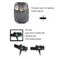 Back view of dark gray alarm watch bracelet with battery cover and charging port