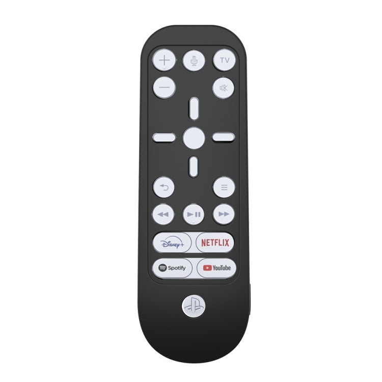 Black silicone remote protective cover with button cutouts and speaker openings