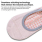 Backless non-slip yoga sock with seamless knit and open-back grip pad