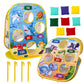 Ocean animal throwing sandbag tent toy set with foldable tent panels and color target bags