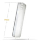 Sleep light alarm clock body, gold casing and black display panel, side view length 170mm