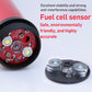 Alcohol tester sensor module with red circuit board and silver metal cap assembly