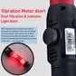 Black alcohol tester baton with illuminated red LED strip on the wand