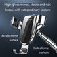 Polished mirror-style magnetic phone holder with silicone cushion and telescopic arm