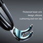 Thick silicone cushioned clamp phone holder arm for secure car mounting