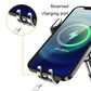 Car magnetic phone holder with suction base; charging port accessible