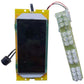Electric scooter LED display screen assembly with control board and circuit strip
