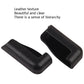 Pair of black textured phone holder U-clips with open cradle