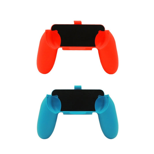 Red and blue controller grip pair for Nintendo Switch Joy-Con, left and right