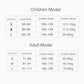 Size chart for posture correction belt, adult model measurements for S, M, L
